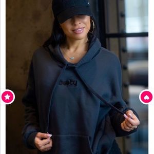 Booty by Brabants Oversize Hoodie in Charcoal